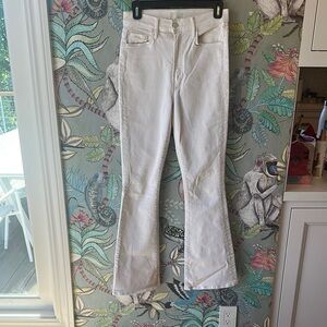 MOTHER Women's Flare & Wide Leg Jeans in White